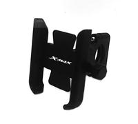 KBANDZ Soporte para teléfono móvil para Yamaha XMAX300 XMAX400 Xmax X-MAX 125 250 300 400, Accesorios para Motocicleta, Manillar, Soporte para Teléfono Móvil, Soporte GPS (Color : Handlebar Black)