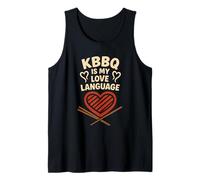 KBBQ Comida Coreana Divertido Foodie K Drama Date Bulgogi Camiseta sin Mangas