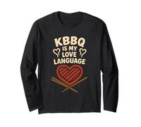 KBBQ Comida Coreana Divertido Foodie K Drama Date Bulgogi Manga Larga