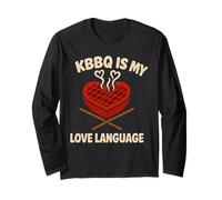 KBBQ Comida Coreana Divertido Foodie K Drama Date Bulgogi Manga Larga