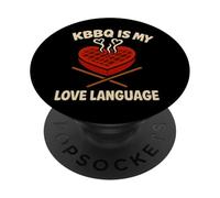 KBBQ Comida Coreana Divertido Foodie K Drama Date Bulgogi PopSockets PopGrip Adhesivo