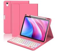 Kbcase - Funda con teclado VK para iPad 10e y A16 11 gen, funda extraíble para iPad 10.ª generación de 10,9 pulgadas 2022 y la A16 11ª gen de 11 pulgadas 2025 con soporte para lápiz, múltiples ángulos