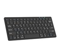 KBCASE Teclado inalámbrico Bluetooth para iPad, universal ultra teclado inalámbrico para tablet Samsung/Windows/Android/iOS/iPad//teléfonos, disposición italiana QWERTY,2 pilas AA