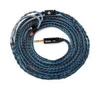 KBEAR 2Pin IEM Cable 200 cm, HiFi Upgrade Cable, Cable de Actualización HiFi 5N Cobre Monocristalino Chapado en Plata 16 Núcleos Trenzados, Conector 3.5 mm, Compatible ZS10 Pro In Ear Monitor