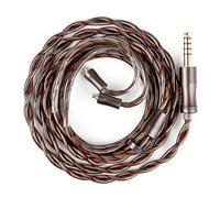 KBEAR Cadence MMCX IEMs Cable 6N de cobre de alta pureza bañado en plata HiFi cable de auriculares de 4,4 mm conector de 120 cm para auriculares Sh-ure SE315, SE215, So-ny IER-M9, Fii-O FD3 PRO FH9