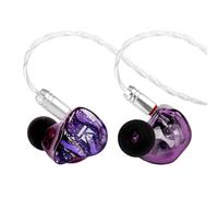 KBEAR Cepheus Auriculares in Ear con Cable IEM 16 Drivers Hybrid Auriculares intraurales HiFi In Ear Monitors 2DD + 6BA Graves potentes Cable de aleación de Cobre Plateado
