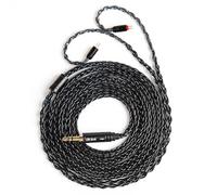 KBEAR IEM Cable 2Pin 200 cm, Cable de Actualización HiFi, Hifi Upgrade Cable 8 núcleos OFC chapado en plata, Conector 3.5 mm, Compatible con ZS10 Pro In Ear Monitors para Músicos y Audiófilos