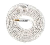 KBEAR JunTian IEM - Cable de auriculares intraurales de 2 m de largo, 16 núcleos 5N OCC chapados en plata, cables de extensión de auriculares para kz zs10 Pro, Tangzu wan'er, audiófilos y bateristas