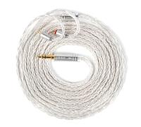 KBEAR JunTian IEM - Cable de auriculares intraurales de 2 m de largo, 16 núcleos 5N OCC chapados en plata, cables de extensión de auriculares para kz zs10 Pro, melodía CCZ, audiófilo y músico, batería