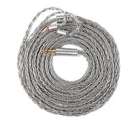 KBEAR JunTian IEM - Cable de auriculares intraurales de 2 m de largo, 16 núcleos 5N OCC chapados en plata, cables de extensión de auriculares para kz zs10 Pro, melodía CCZ, audiófilo y músico, batería