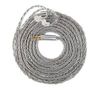 KBEAR JunTian IEM - Cable de auriculares intraurales de 2 m de largo, 16 núcleos 5N OCC chapados en plata, cables de extensión de auriculares para kz zs10 Pro, Tangzu wan'er, audiófilos y bateristas