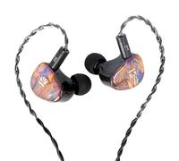 KBEAR KB02 - Auriculares intraurales con Carcasa de Resina Colorida, conducción ósea, Controladores dinámicos, Auriculares IEM de Alta fidelidad con Cable OFC 4N de 2 Pines, Enchufe de 3,5 mm para