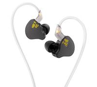 KBEAR NZ02 Auriculares con Cable 1DD Auriculares in Ear con Conector de 3,5 mm IEM para Juegos Controlador de Doble imán de 10 mm In Ear Monitors Graves Profundos para PC, PS5, Xbox y Switch