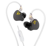 KBEAR NZ02 Auriculares con Cable y micrófono Auriculares in Ear para Juegos 1DD IEM Conector de 3,5 mm Graves Profundos Auriculares intrauditivos compatibles con PC, PS5, Xbox, Switch y Smartphones