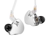 KBEAR NZ02 Auriculares in Ear con Cable IEM Cubierta de aleación de Zinc de Metal Jack de 3,5mm Cable Duradero No Desmontable In Ear Monitors para PC, PS5, Xbox y Switch