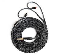 KBEAR ST12 Plus - Cable IEM de 2 pines de 2 pines de repuesto para monitor de oído, cable de extensión de auriculares HiFi chapado en plata con enchufe de 4,4 mm para KZ ZST/AS10/ZS10/CCA C10/C12,