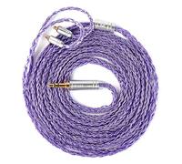 KBEAR ST24 Plus IEM - Cable de monitor intraural MMCX de 2 m de largo, 16 núcleos 5N OCC chapado en plata, cables de extensión para auriculares Shure SE215, SE215 Pro, SE846, SE315, SE425, SE535 (MMCX