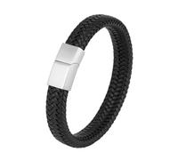 KBEPDY Trenzado Pulsera Mujer Hombre Cuero Pulseras Estilo Retro Chic Pulsera de la Amistad Minimalista Adecuado para Citas Ocio Regalos (21cm)