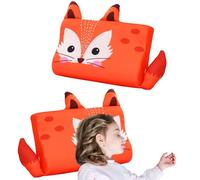 KBIBCK Almohada para Niños, Almohada para Dormir Infantil Calmly, Schlumme-Rkids Almohada con Funda para Niño, Almohada Ergonómica para Niños, Ideal para Niño de 3 a 12 Años (45 x 27 x 6 cm, Zorro)