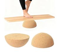 KBIBCK Balance Board de Madera, Kit Completo o Starter, abla de Equilibrio con Rodillo y Accesorios, Surf, Fitness, Rehabilitación, Adultos y Niños