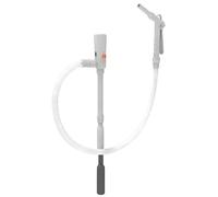KBIBCK Bomba de transferencia eléctrica - Doble alimentación (USB-C/AA), 2,8 GPM (10,6 L/min), bomba de transferencia de combustible eléctrica con parada automática para gasolina, diésel, bomba de