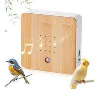 KBIBCK Caja de sonido natural con soporte de pared, caja de sonidos naturales con detector de movimiento, caja de sonidos naturales con detector de movimiento, caja de sonidos naturales para pájaros y