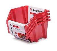 KBISS28-3020 Contenedor: Cubeta roja corta 238x272x160mm 4pcs KBISS28 BINEER ...
