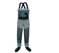 KBLDOPN Botas de Pesca con Mosca, Pantalones for vadear Peces de 5 Capas, Monos en el Pecho, Ropa Impermeable, Botas Suaves, Botas Transpirables para Amantes De Pesca Y Deportiva(2XL)