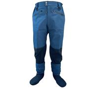 KBLDOPN Pantalones de vadeo Transpirables hasta la Cintura, Botas Impermeables duraderas de 4 Capas for Hombres, Pesca con Mosca al Aire Libre para Amantes De Pesca Y Deportiva(Deep Blue,XL)