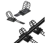 KBNIAN 20PCS Abrazadera para Cables ridas para Cables Ajustable Clips de Cable de Plastico Organizador Cables Adhesivo Cable Management para Enrutar Cables para Coche/Oficina/Casa - 2 Tamaños