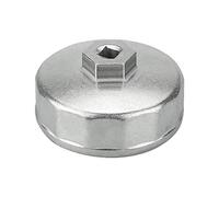 KBNIAN Llaves de Filtros de Aceite 74mm 14 Flautas Llave para Quitar Filtro de Aceite de Aleación de Aluminio Apto para Trinquete de 3/8" Zócalo de 27mm para Motor de Coche 2.3L 2.5L Mercedes-Benz BMW