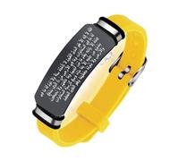KBNSUIAN Islam Koran Arabische Schrift Graviert Silikon Brazalete Heiliger Allah Ayatul Kurs Koran Kalligraphie Amulett Shahada Brazalete Islamisches Gebet Schmuck für Muslime Ramadan Geschenke,
