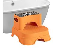 Kbnuetyg Taburete Infantil, Ayudante de Silla Portátil Antideslizante y Estable, Escalón de Baño para Niños, para Niños Pequeños Chicos Chicas Inodoro Hogar Casa Baño Cocina Interior Pies Familia