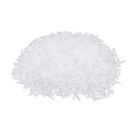 KBOLAE 1000 unidades de tubos de ensayo de microcentrífuga de plástico transparente de 0,2 ml con tapa a presión