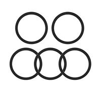 KBOLAE 5 juntas de metal para pedalier de bicicleta (3 mm), color negro