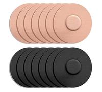KBOLAE 50 parches adhesivos para cubierta de sensor, protección sin agujero, color negro, 7,4 x 7 mm