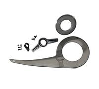 KBOLAE Accesorios de protección para cadena de bicicleta, fácil de instalar, 32T-38T para bicicleta, color negro, juego completo