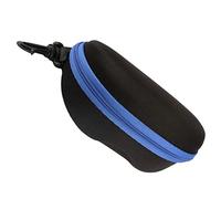 KBOLAE Estuche de almacenamiento para gafas de sol, bolsa de seguridad, a prueba de golpes, impermeable, organizador de ropa para ojos, hombres, mujeres, adultos, adolescentes, color negro, azul, as