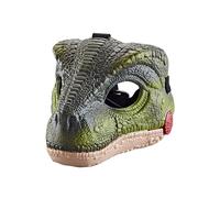 KBOLAE Máscara realista de dinosaurio de Halloween para fiesta de disfraces, máscaras de dinosaurio con alta precisión de simulación, máscara de disfraz de dinosaurio, máscara de dinosaurio verde