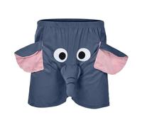 KBOPLEMQ Elephant Pajama Short Hombre Divertido Calzoncillos Pareja Flying Hombres Pantalones Cortos con Trompa Elefante Tanga Hombres Divertidos Elefantes Boxers Novedad Calzoncillos Boxer con Diseño