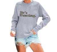 KBOPLEMQ Hoodie Herren Oversize Elegant Pullover Valentines Day Sweatshirt Longpullover mit Herzen Druck Langarm Lustiges Tops Rundhals Langarmshirt Festliche Sweater Streetwear, O Gris Claro, XL