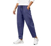 KBOPLEMQ Pantalones harén para hombre y mujer, pantalones de Aladino, estilo retro chino, piernas anchas, pantalones de yoga, pilates, artes marciales, kung fu, tai chi, tailandés, tiempo libre
