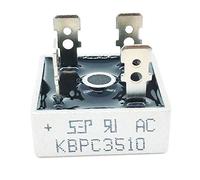 KBPC3510 - Puente rectificador de diodo (35 A, 1000 V, KbPC monofásico completo, onda, 35 A, 1000 V, diodo de silicio electrónico (2 unidades)