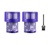 KBREE 1 2 3 5 PCS Filtro de Aire Lavable para para Dyson V10 Dysonv10 SV12 Cyclone Animal Absolute Total Limpio Cable de vacío(2 Filter with Brush)
