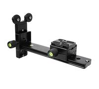 KBREE Accesorios para cámaras Cámara de liberación rápida de aleación de aluminio Cámara Teleobjetivo Soporte de lente estable Placa de apoyo ajustable en altura trípode monopod