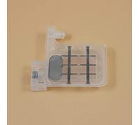 KBREE para Impresora PRTA31609 10 Piezas Clips Dobles de Amortiguador Transparente con Cabezal Cuadrado para Amortiguador Ep-s0n DX4 / DX5 Compatible con Conector de Tinta Eco-solvente de 6 mm
