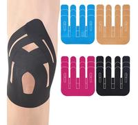KBRPEY 12 Piezas Rodilla Kinesiotape Cinta Kinesiologica Esparadrapo Deportivo Precortado Venda Elastica Adhesiva Tape Vendaje Deportivo Muscular Rodilla Hombro Vendas Autoadhesivas