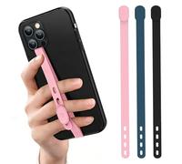 KBRPEY 3 Piezas Soporte para Teléfono Celular de Silicona Gomas Elásticas Soporte Teléfono Móvil Correa de Teléfono de Seguridad Ajustable para Samsung iPhone etc