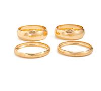 KBRPEY 4 Piezas Pulseras Anchas para Mujer Brazalete Rígidas Minimalistas Pulseras Chunky Statement para Uso Diario Fiesta y Vestido de Noche