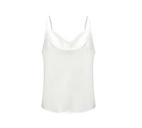 KBRPEY Camiseta Sin Mangas con Tirantes Finos Ajustables con Camisola Sólida Básica para Mujer Camiseta Básica de Tirantes, Camisola, Camiseta de Tirantes (Blanco XL)